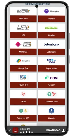Make a deposit and activate your welcome bonus